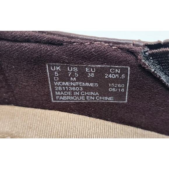 Clarks Wedge Slip On Mules Brown Women's SZ 7.5 - Picture 10 of 10